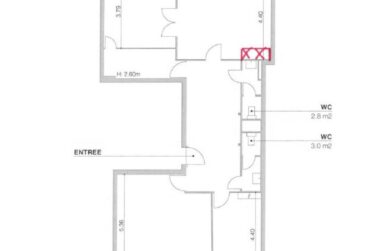 Bureau lumineux de 106 m² à Genève, Rue du Conseil Général 14