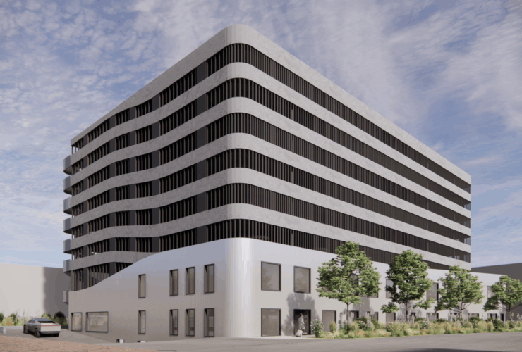 Surface industrielle et commerciale de 740 m² dans un bâtiment neuf