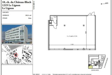 À LOUER - Surface commerciale lumineuse de 102 m² - Château-Bloch 10, Genève