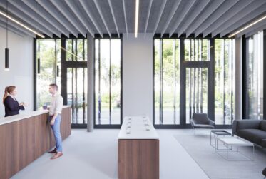 Les Avouillons - Gland : Surfaces moderne et modulable au 2ème étage de 1'229 m² d'un immeuble neuf