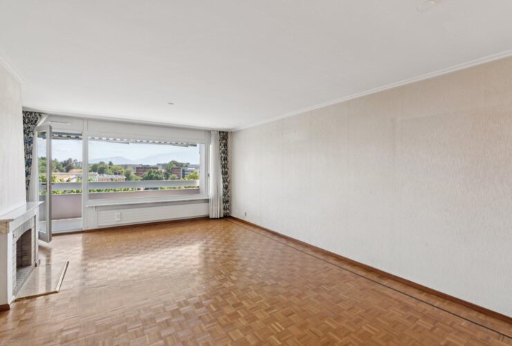 Sublime 5.5 pièces haut en étage avec vue dégagée à Genève