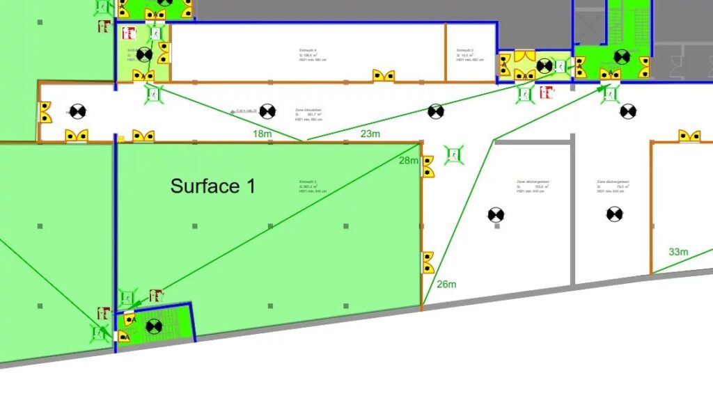 VERSOIX – Surface de Stockage Moderne d&rsquo;env. 523 m² A LOUER