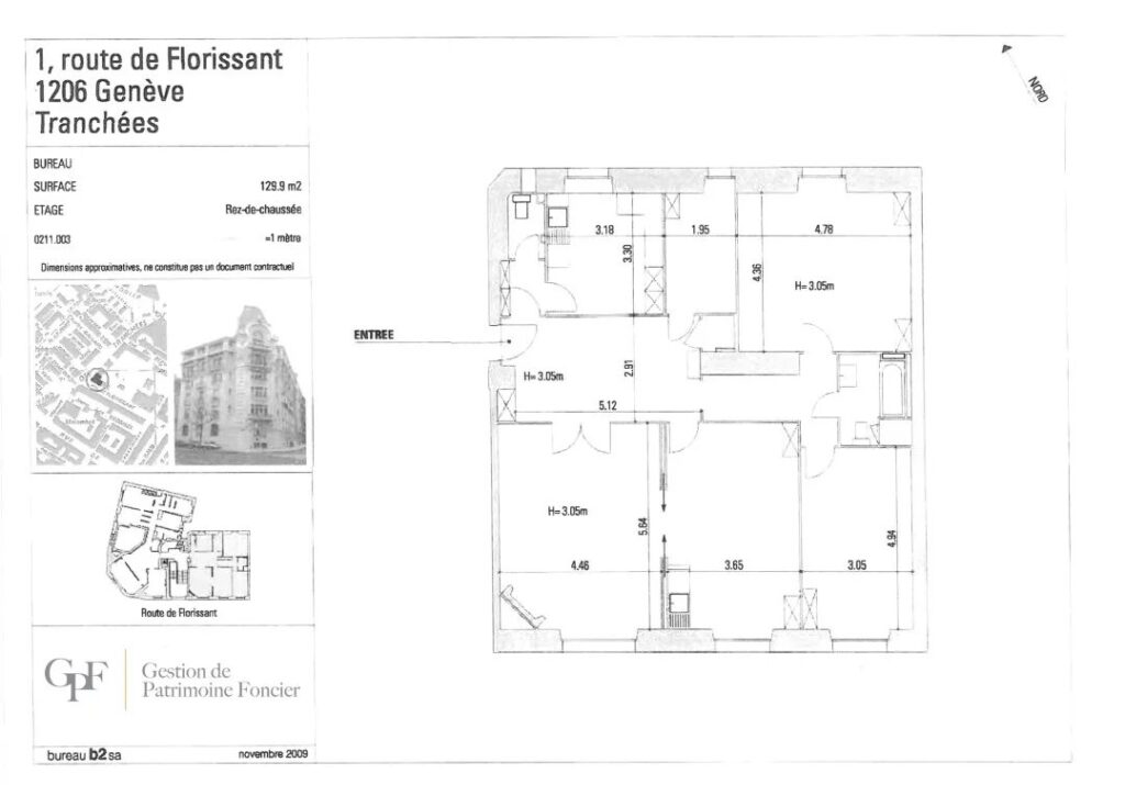 EXCLUSIVITE FLORISSANT : Très belle surface commerciale de 130 m²