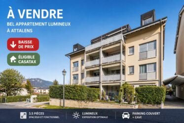 CASATAX - Exclusivité Appartement traversant Meyrin-Village