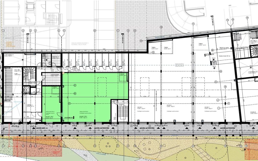 RIANT PARC – Nouveau projet – Arcades commerciales d&rsquo;env. 211 m²