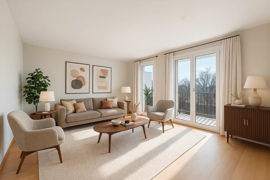 Exclusivité : attique traversant de 5 pièces avec généreuse terrasse et balcon