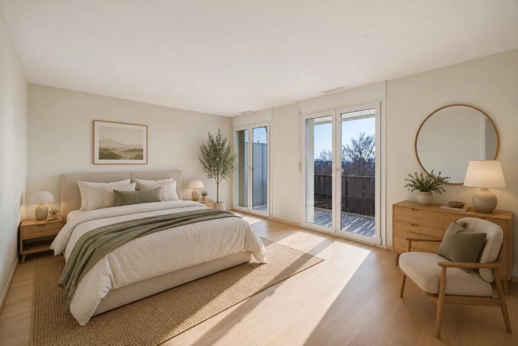 Exclusivité : attique traversant de 5 pièces avec généreuse terrasse et balcon