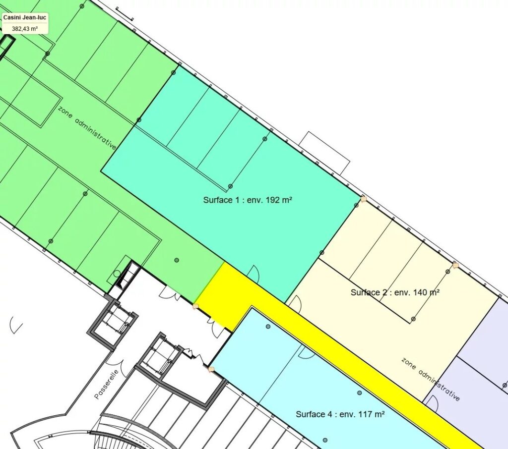 Vernier – ARCENTER : Bureaux ~192 m² – 1er étage – A LOUER