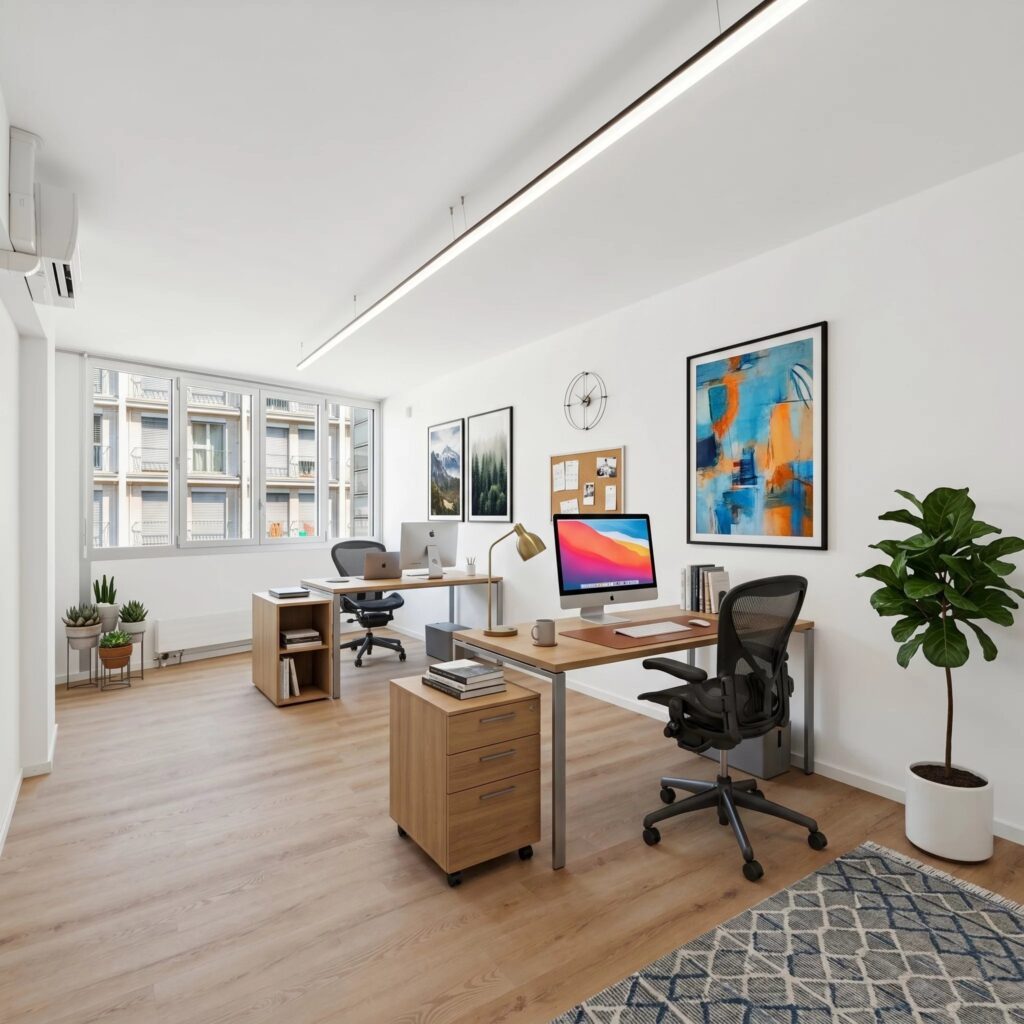 Cornavin – Bureaux 127 m² 4ème étage – Rénovés