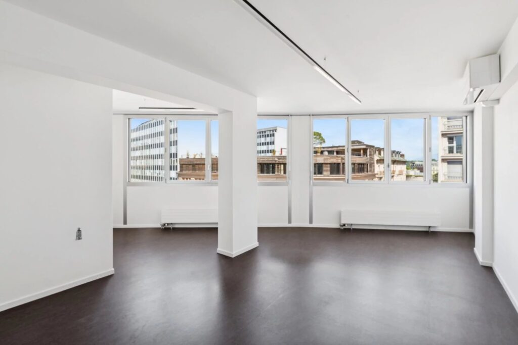 Cornavin – Bureaux 127 m² 4ème étage – Rénovés