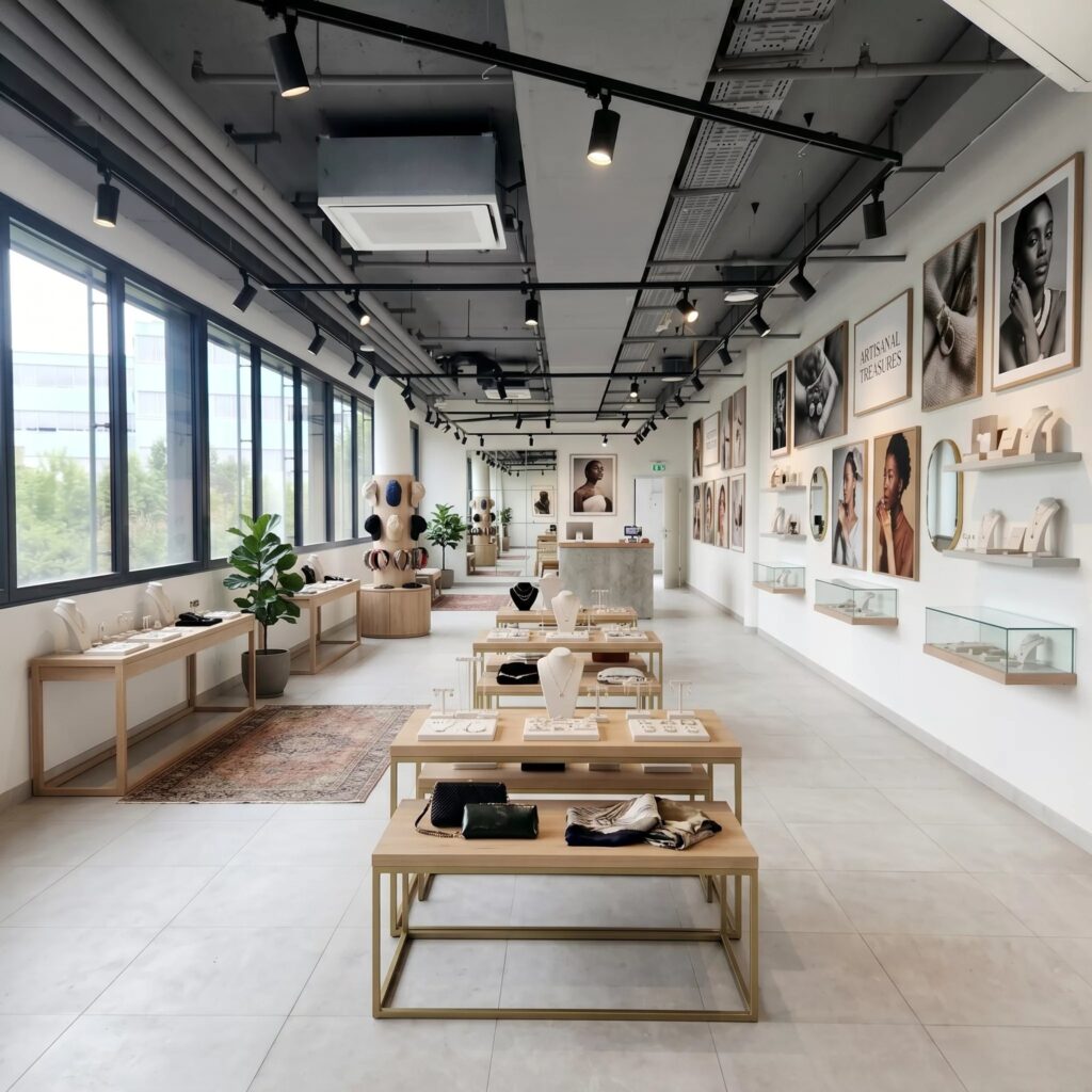 CENTRE COMMERCIAL ARCENTER – VERNIER : Arcade Commerciale d&rsquo;env. 111 m²