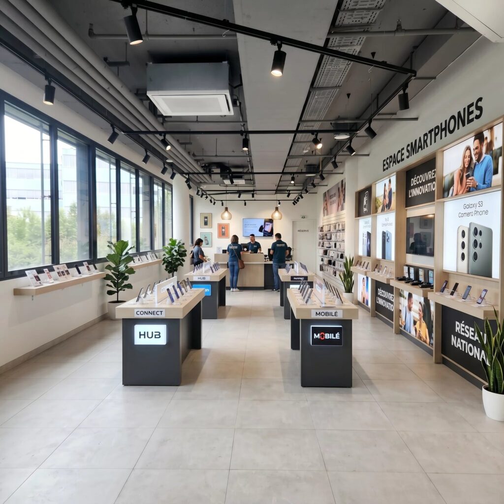 CENTRE COMMERCIAL ARCENTER – VERNIER : Arcade Commerciale d&rsquo;env. 111 m²