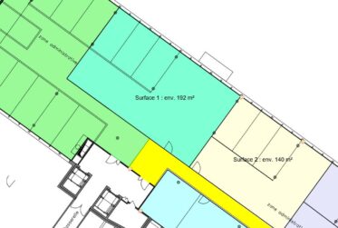 VERNIER — ARCENTER : BUREAUX ~192 M² - 1ÈR ÉTAGE - A LOUER
