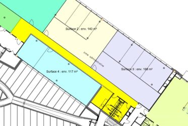 VERNIER — ARCENTER : BUREAUX ~168 M² - 1ÈR ÉTAGE - A LOUER