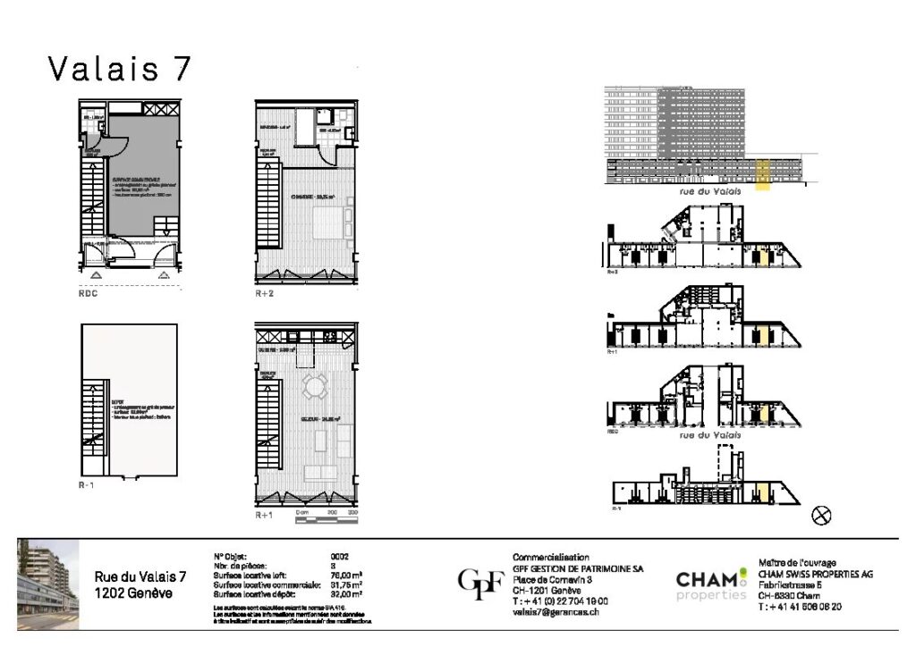 VALAIS 7 – Loft-Actif de 143 m2 – Vivez et travaillez à la même adresse
