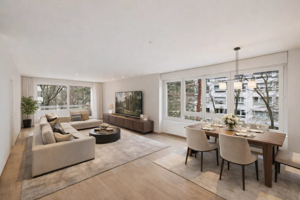 Magnifique appartement de 183 m2 avec deux loggias à Champel